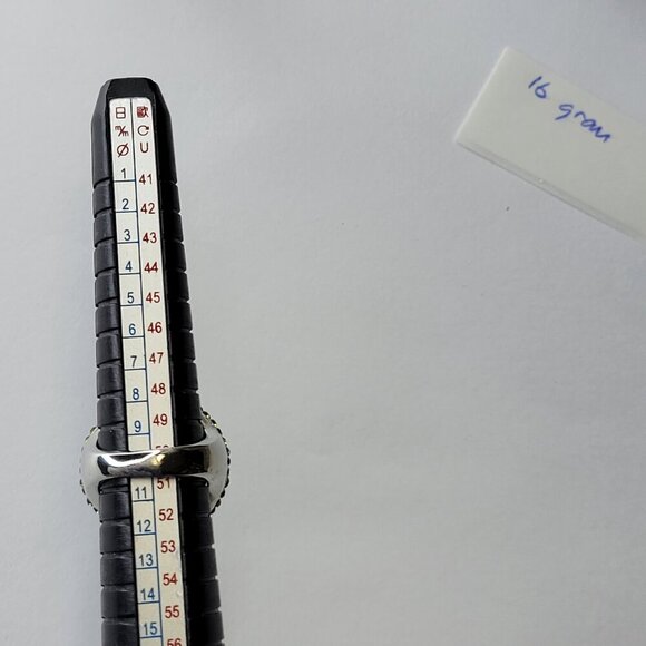 Aqua Green Rhinestone Ring SIZE 5 - other sizes available - Picture 12 of 14